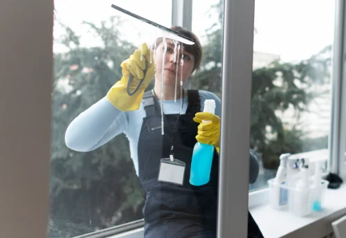 Nettoyage de vitres intérieures et extérieures à Bréhémont